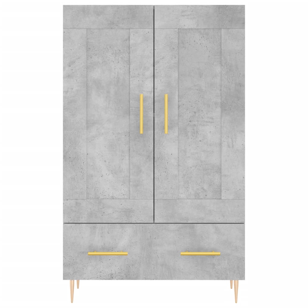 Skap Betonggrå 69,5x31x115 cm