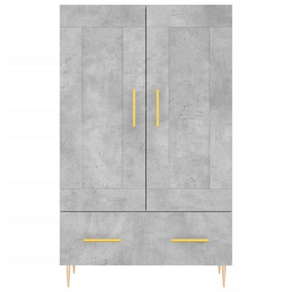 Skap Betonggrå 69,5x31x115 cm
