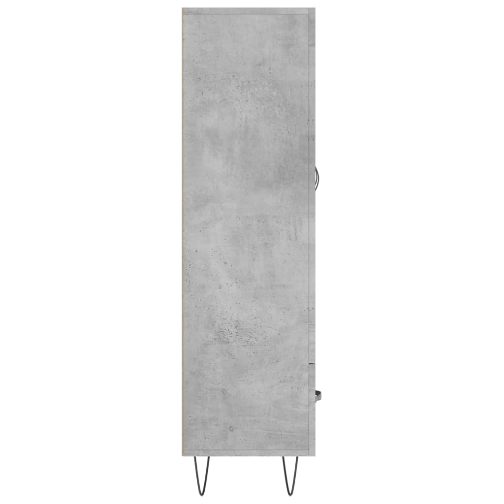 Skap Betonggrå 69,5x31x115 cm