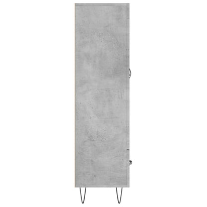 Skap Betonggrå 69,5x31x115 cm