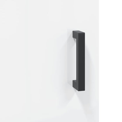 Skap Høyglans Hvit 69,5x31x115 cm