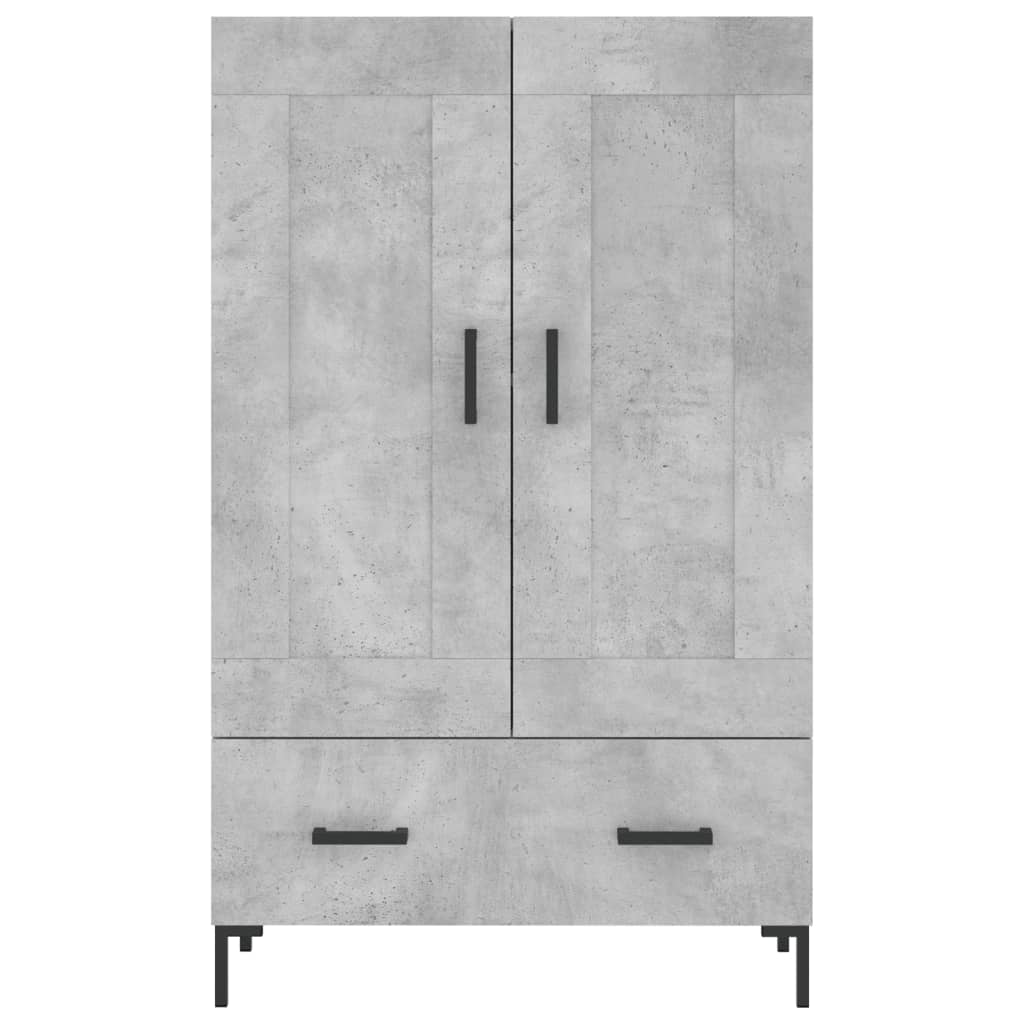Skap Betonggrå 69,5x31x115 cm