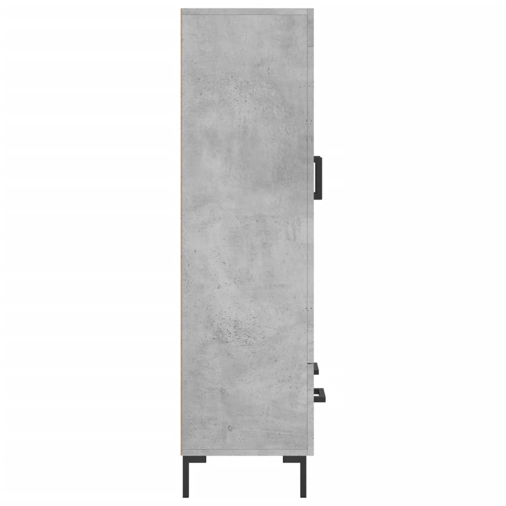 Skap Betonggrå 69,5x31x115 cm