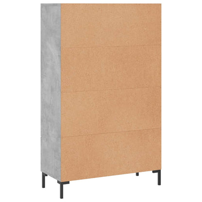 Skap Betonggrå 69,5x31x115 cm