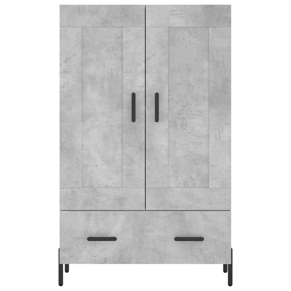 Skap Betonggrå 69,5x31x115 cm