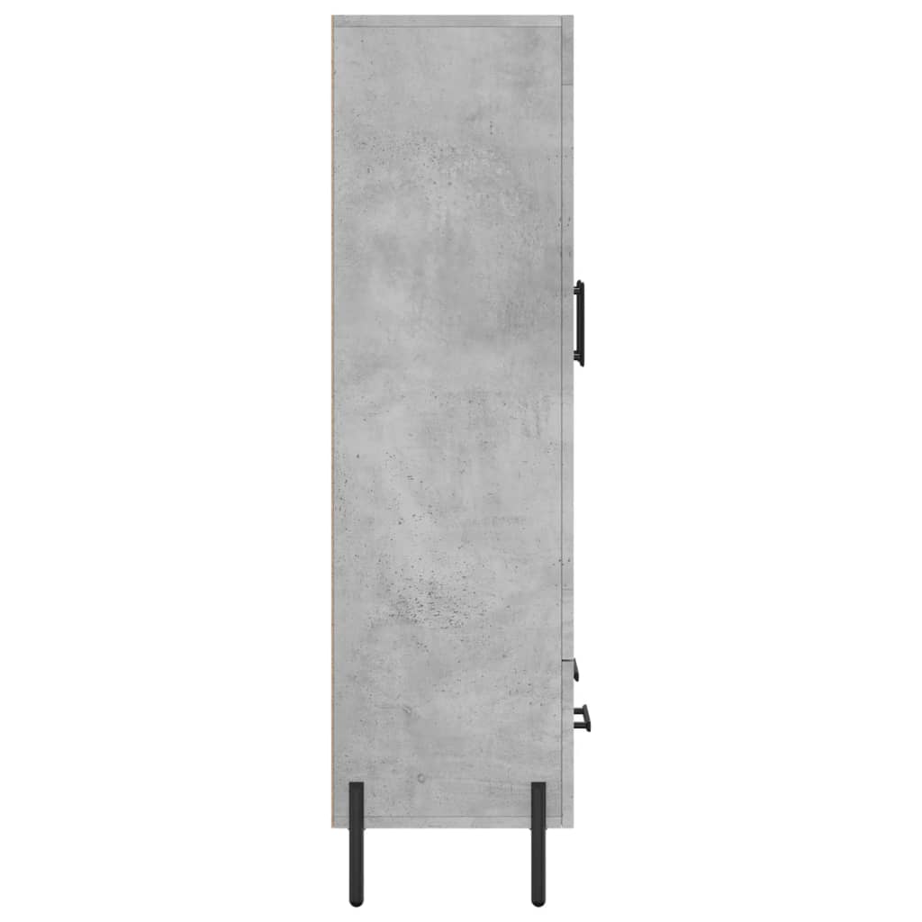 Skap Betonggrå 69,5x31x115 cm