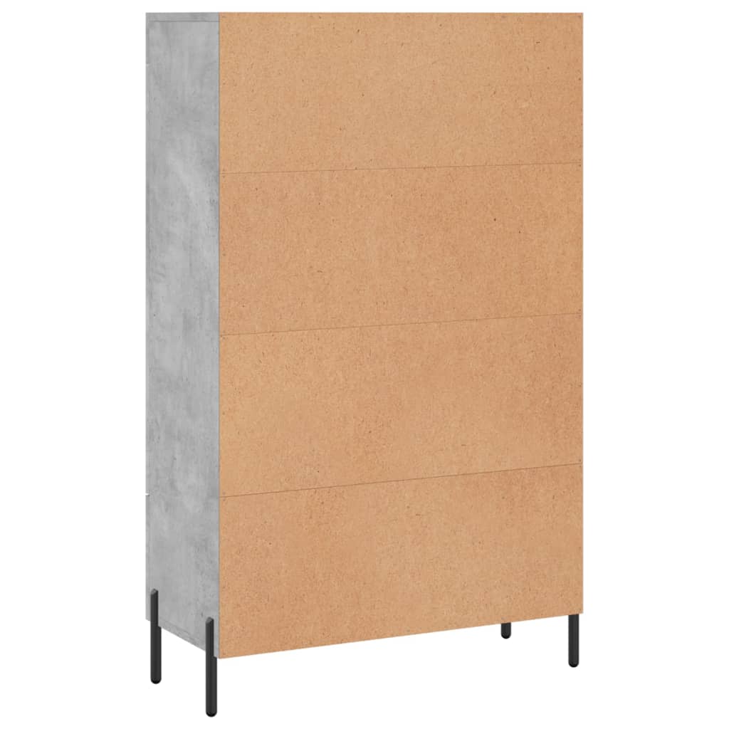 Skap Betonggrå 69,5x31x115 cm