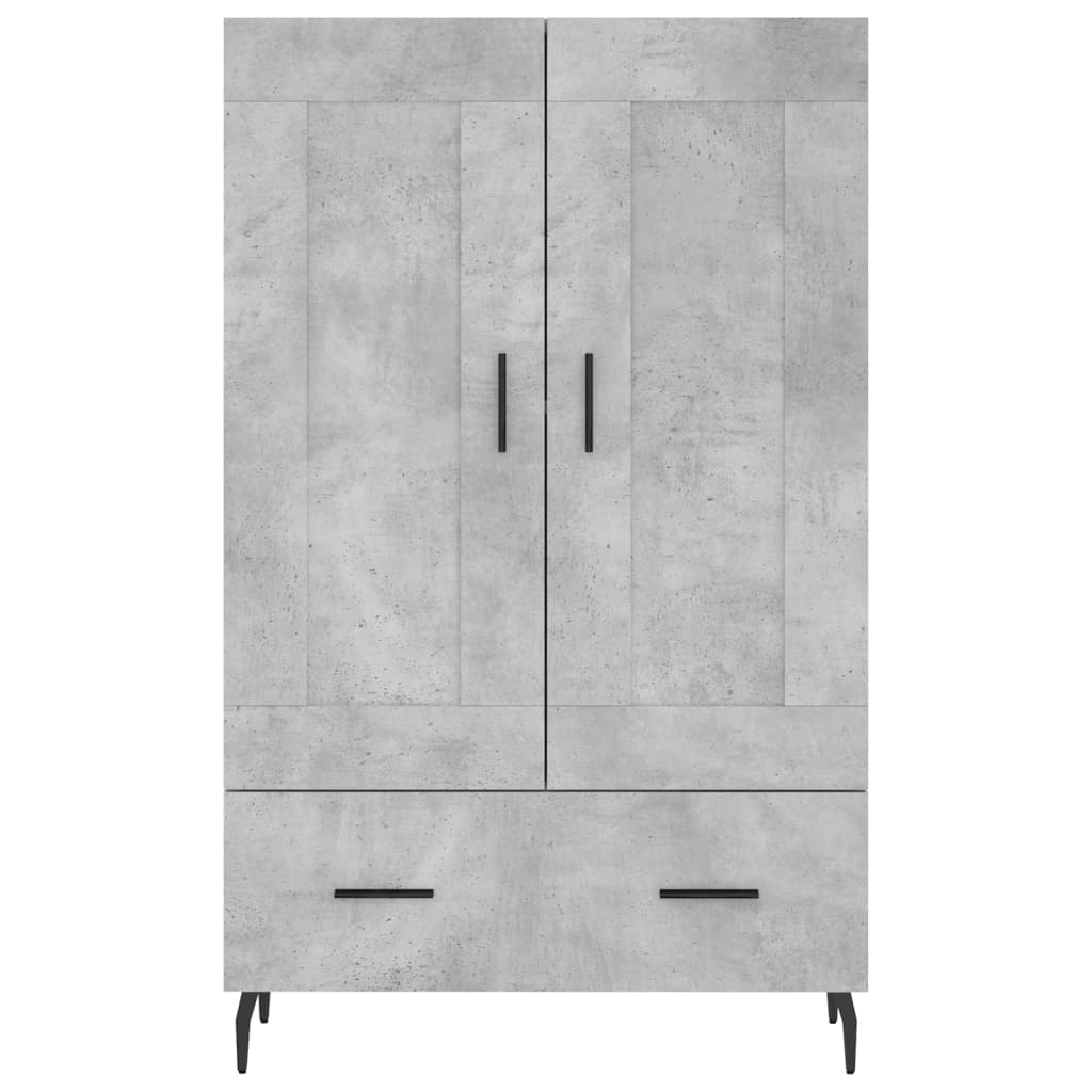 Skap Betonggrå 69,5x31x115 cm