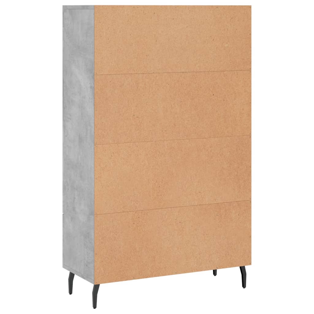 Skap Betonggrå 69,5x31x115 cm