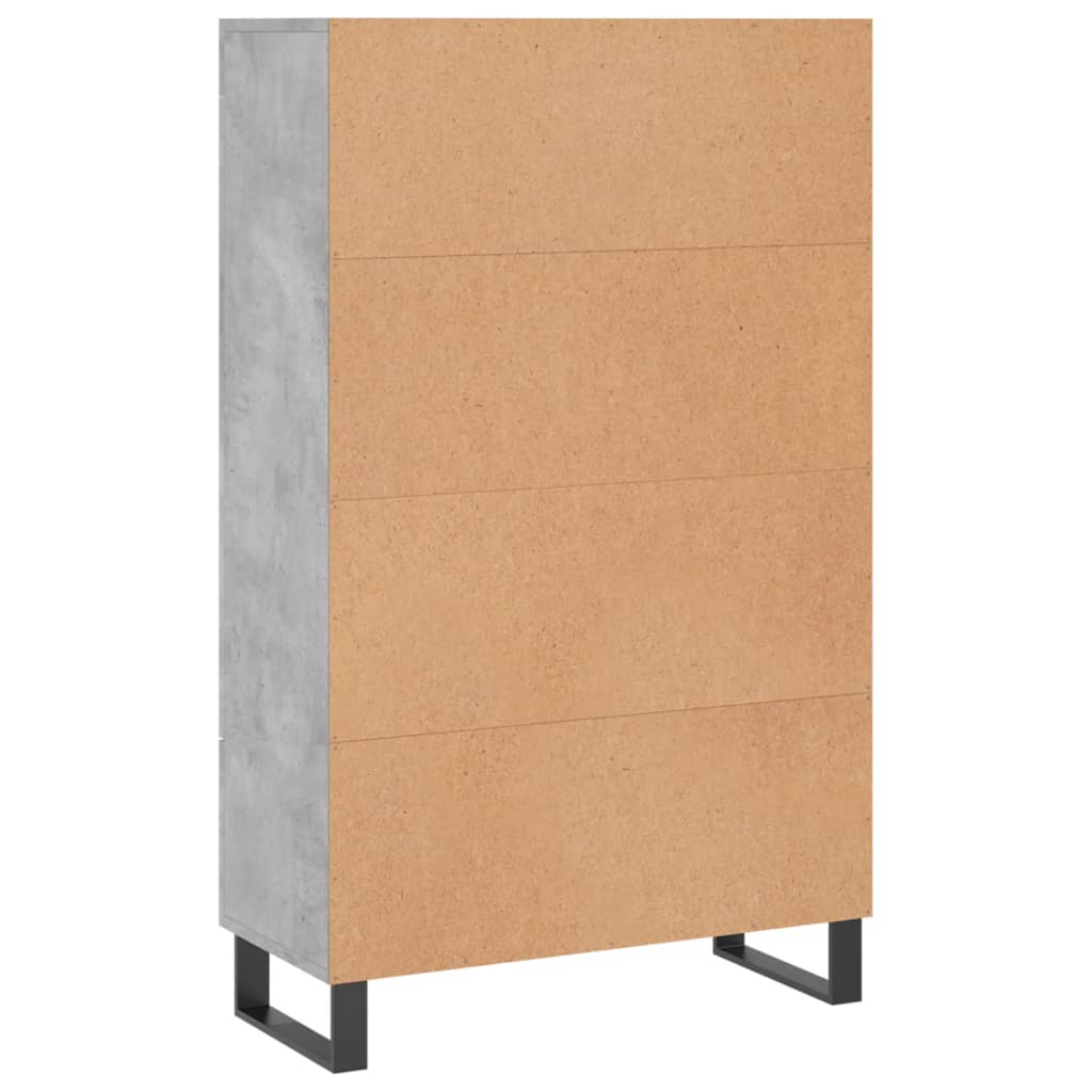 Skap Betonggrå 69,5x31x115 cm