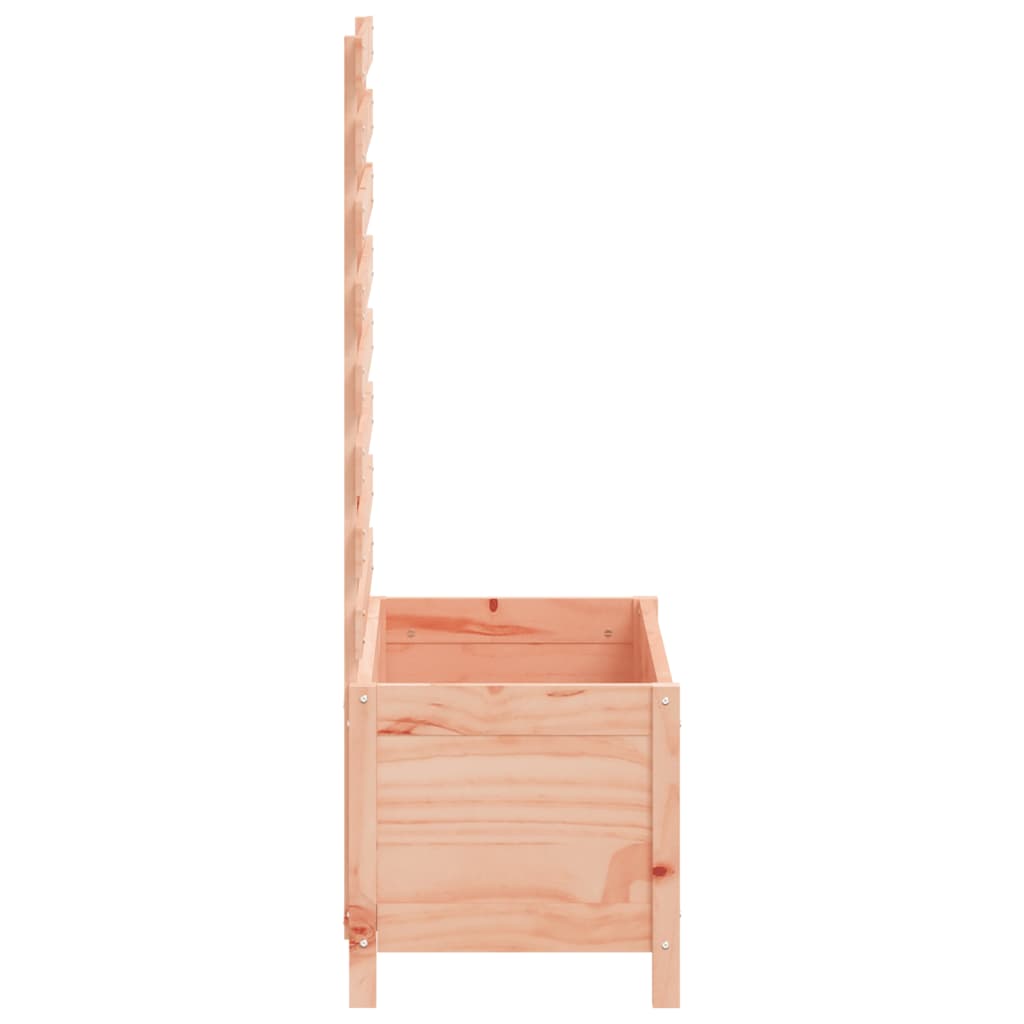 Utendørs Blomsterkasse Plantekasse Tre med stativ 79x39,5x114 cm heltre furu
