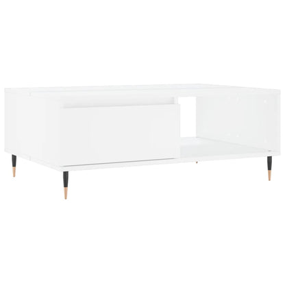 Salongbord Sofabord Hvit 90x60x35 cm