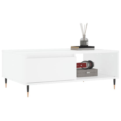 Salongbord Sofabord Hvit 90x60x35 cm