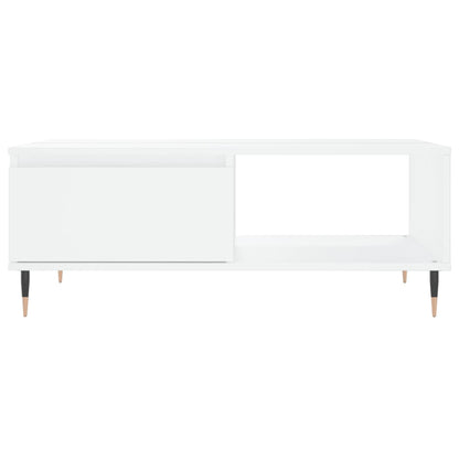 Salongbord Sofabord Hvit 90x60x35 cm