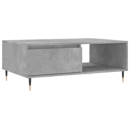 Salongbord Sofabord Betonggrå 90x60x35 cm