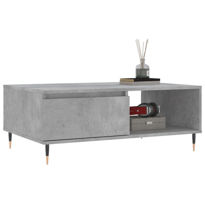 Salongbord Sofabord Betonggrå 90x60x35 cm