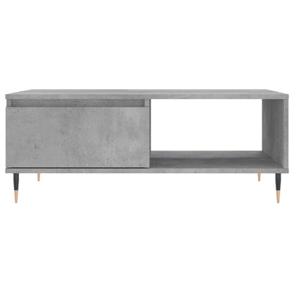 Salongbord Sofabord Betonggrå 90x60x35 cm