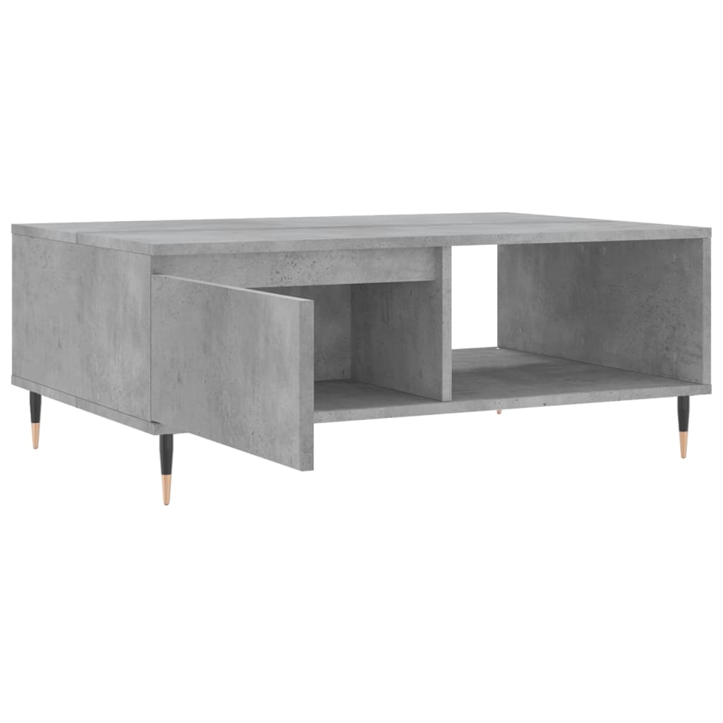 Salongbord Sofabord Betonggrå 90x60x35 cm