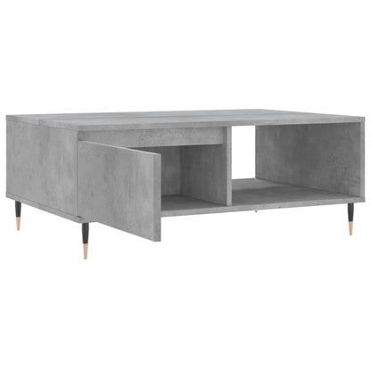 Salongbord Sofabord Betonggrå 90x60x35 cm