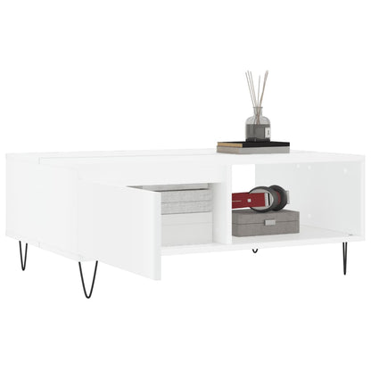 Salongbord Sofabord Hvit 90x60x35 cm