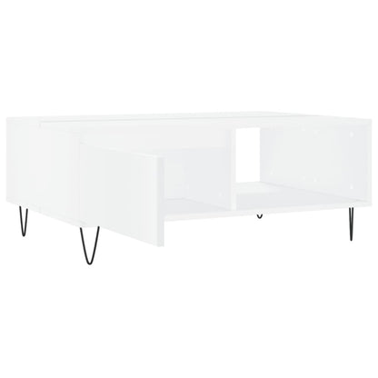 Salongbord Sofabord Hvit 90x60x35 cm
