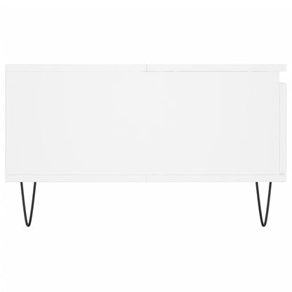 Salongbord Sofabord Hvit 90x60x35 cm