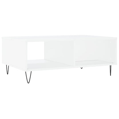 Salongbord Sofabord Hvit 90x60x35 cm