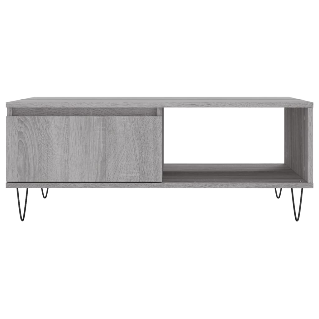 Salongbord Sofabord Sonoma Grå 90x60x35 cm