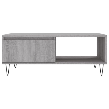 Salongbord Sofabord Sonoma Grå 90x60x35 cm