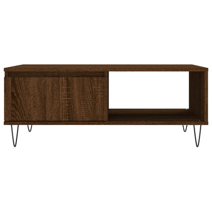 Salongbord Sofabord Brun Eik 90x60x35 cm