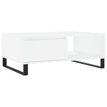 Salongbord Sofabord Hvit 90x60x35 cm