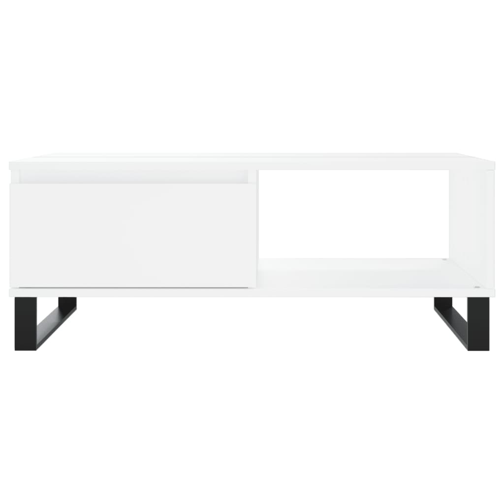 Salongbord Sofabord Hvit 90x60x35 cm