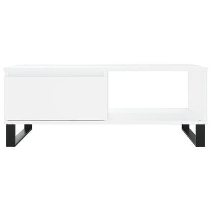 Salongbord Sofabord Hvit 90x60x35 cm