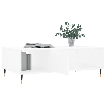 Salongbord Sofabord Hvit 104x60x35 cm
