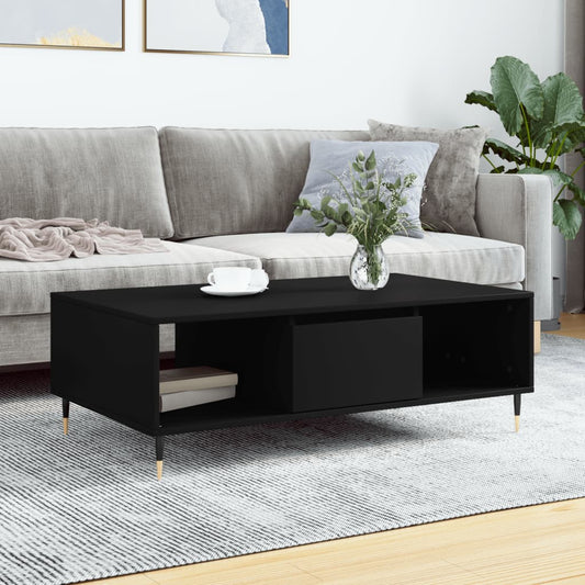 Salongbord Sofabord Svart 104x60x35 cm