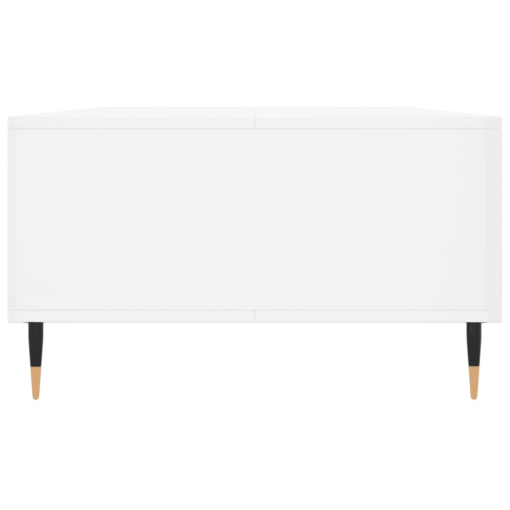 Salongbord Sofabord Høyglans Hvit 104x60x35 cm