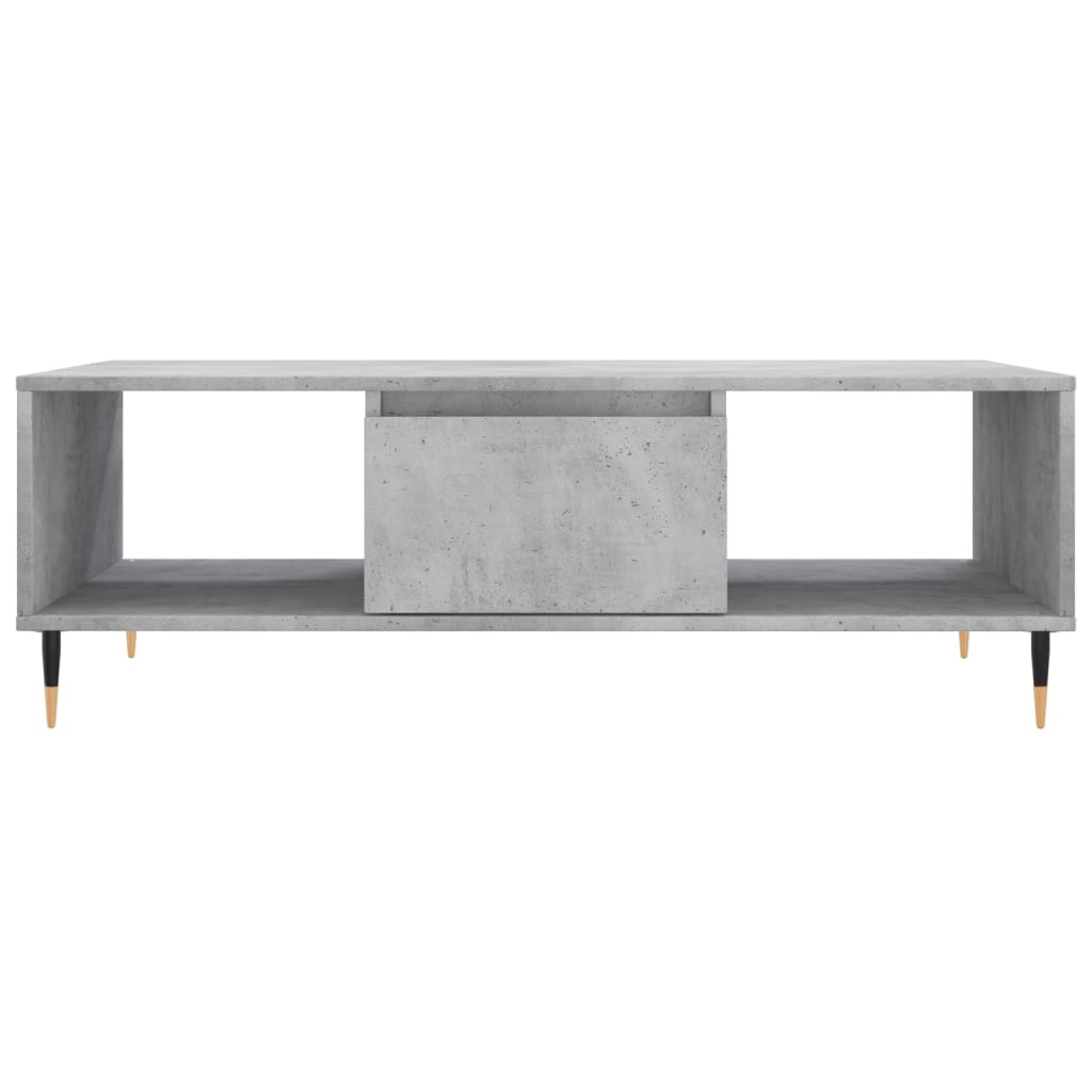 Salongbord Sofabord Betonggrå 104x60x35 cm