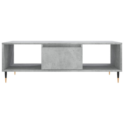 Salongbord Sofabord Betonggrå 104x60x35 cm