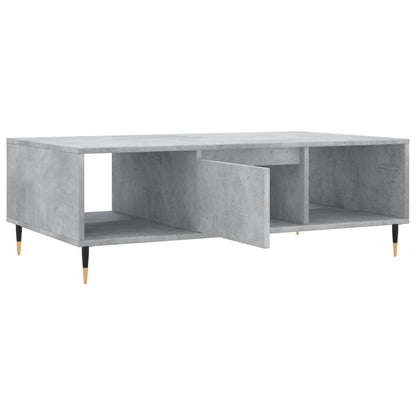Salongbord Sofabord Betonggrå 104x60x35 cm