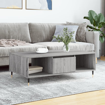 Salongbord Sofabord Sonoma Grå 104x60x35 cm