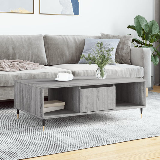 Salongbord Sofabord Sonoma Grå 104x60x35 cm