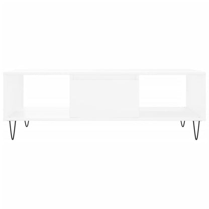 Salongbord Sofabord Hvit 104x60x35 cm