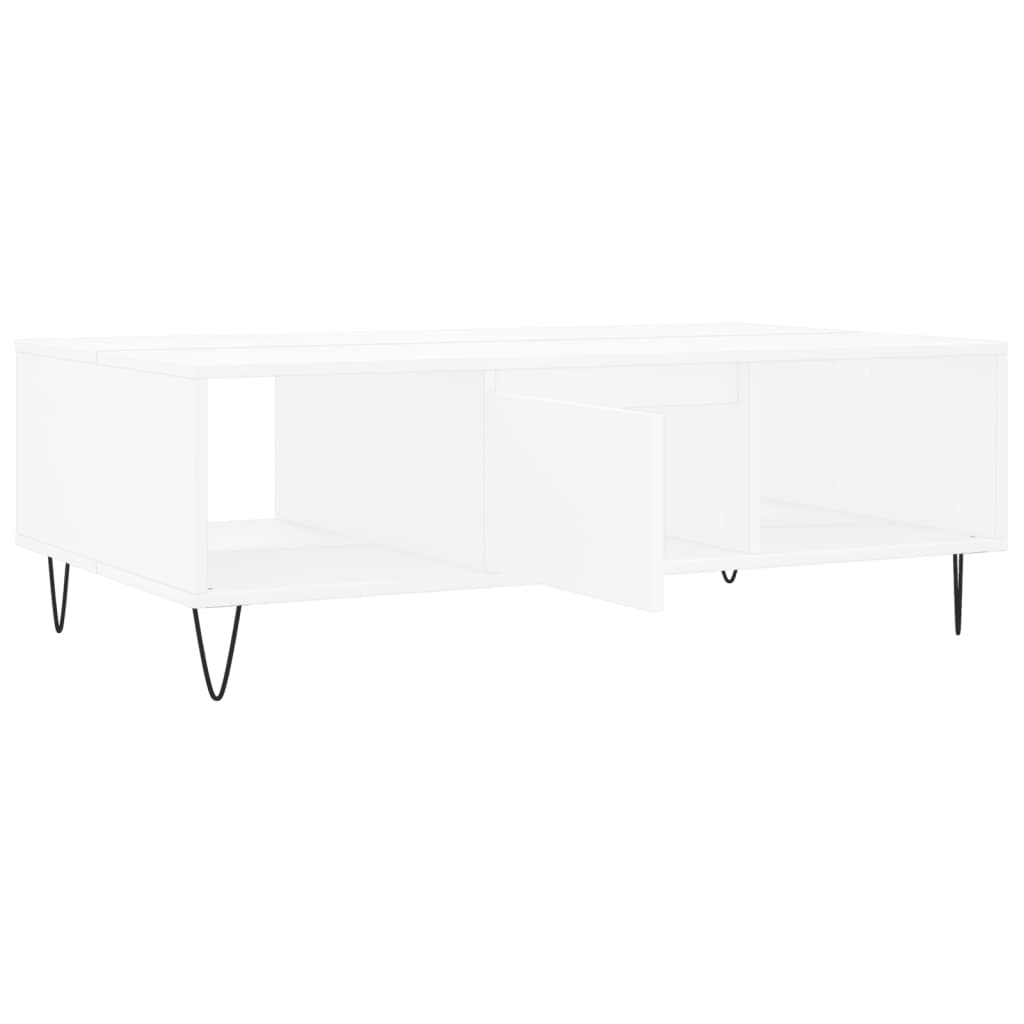 Salongbord Sofabord Hvit 104x60x35 cm