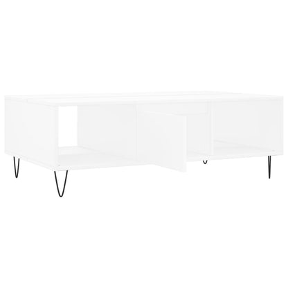 Salongbord Sofabord Hvit 104x60x35 cm