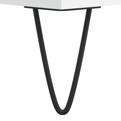 Salongbord Sofabord Hvit 104x60x35 cm