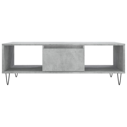 Salongbord Sofabord Betonggrå 104x60x35 cm