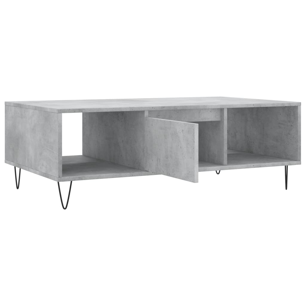 Salongbord Sofabord Betonggrå 104x60x35 cm