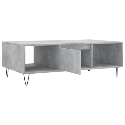 Salongbord Sofabord Betonggrå 104x60x35 cm