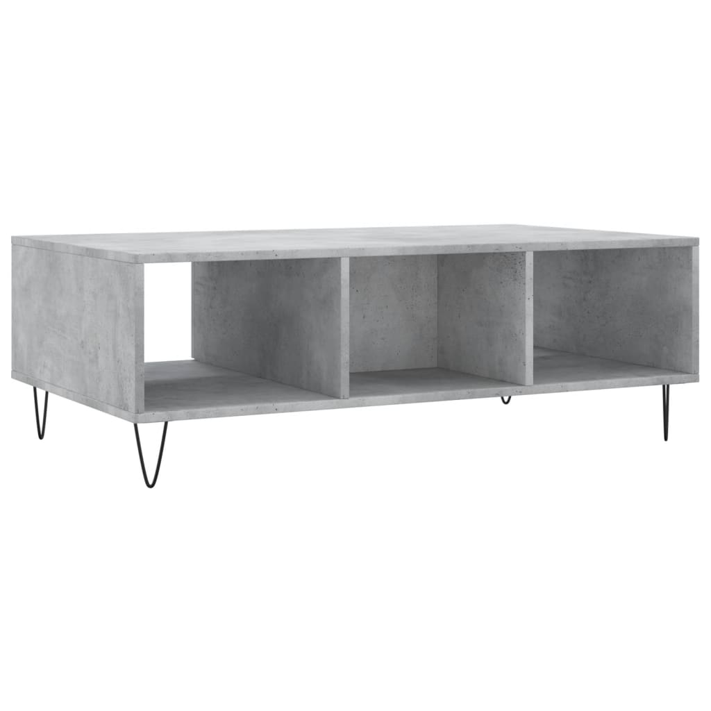Salongbord Sofabord Betonggrå 104x60x35 cm