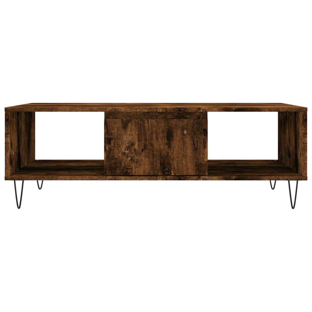 Salongbord Sofabord Røkt Eik 104x60x35 cm